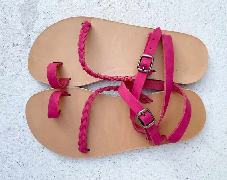 Vibram braided barefoot sandals