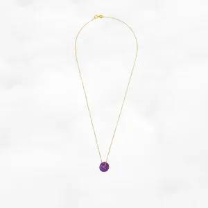 Vintage Amethyst Pendant Necklace