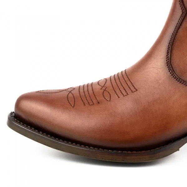 Women's Boots or Ankle Boots Handmade Leather Urban Orange 2487